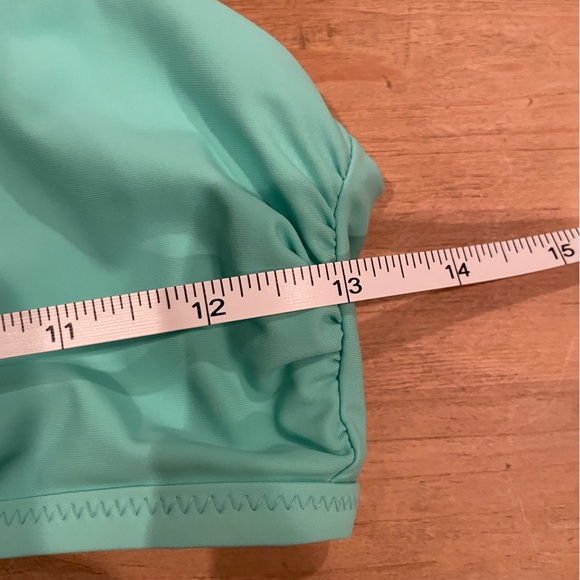 NWOT Red Carter Turquoise Cut Out & Open Back bikini Top XST Boho Beach Festival - Picture 4 of 6